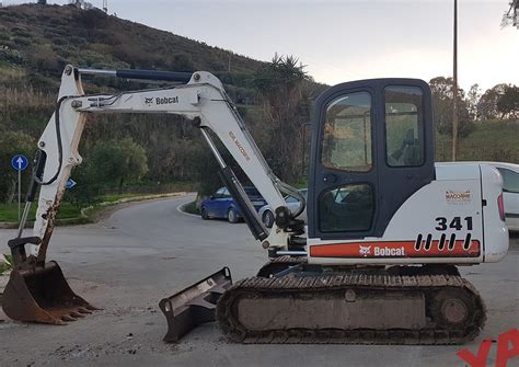 bobcat 341 mini excavator height|bobcat 341 excavator specs.